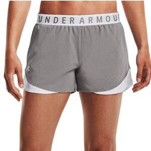 Under Armour UA Play Up 3.0 Shorts for Ladies true gray heather/white, XS, loose